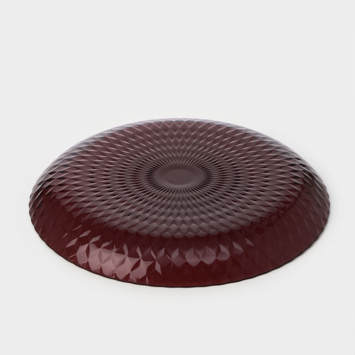 Набор стеклянной посуды &laquo;Идиллия&raquo;, 19 предметов, цвет лилак