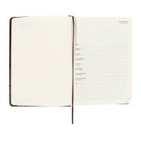 Ежедневник датированный 2024 A5 176 листов, deVENTE.Belcanto, твёрдая обложка из искусственной кожи с поролоном, ляссе, кремовый блок 70 г/м2, коричневый Ежедневник датированный 2024 A5 176 листов, deVENTE.Belcanto, твёрдая обложка из искусственной кожи с поролоном, ляссе, кремовый блок 70 г/м2, коричневый