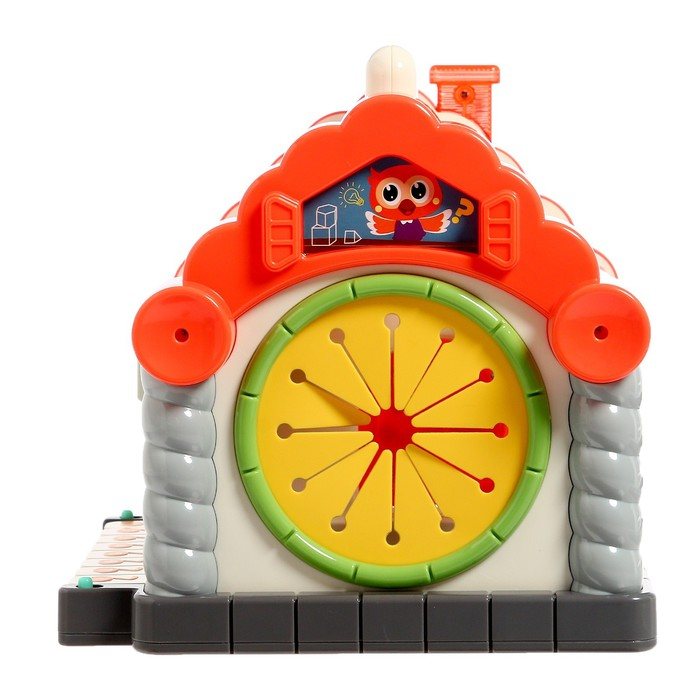 Игрушка развивающая логическая &laquo;Домик с ручкой&raquo;, световые и звуковые эффекты, счёты, пианино, сортер