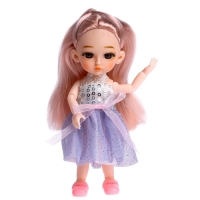 Кукла модная &laquo;Кристина&raquo; шарнирная, в платье, МИКС