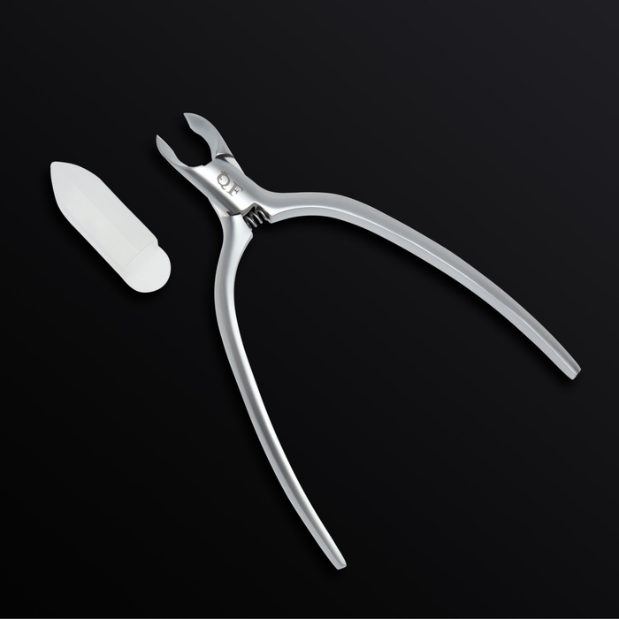 Кусачки маникюрные для кутикулы «Premium satin», скрытая пружина, матовые, 10,3 см, длина лезвия - 4 мм, цвет серебристый Кусачки маникюрные для кутикулы «Premium satin», скрытая пружина, матовые, 10,3 см, длина лезвия - 4 мм, цвет серебристый