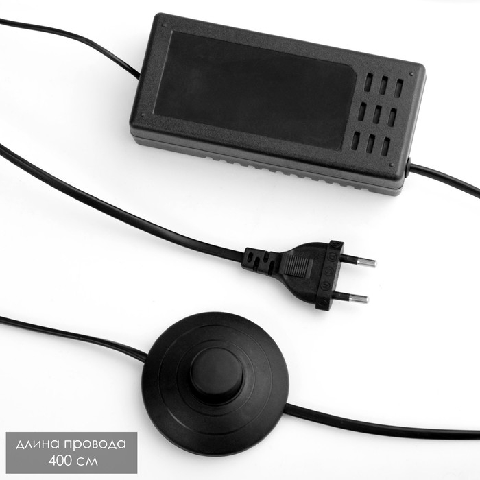 Торшер "Лоути" LED 44Вт 4000К черный 60х60х160см