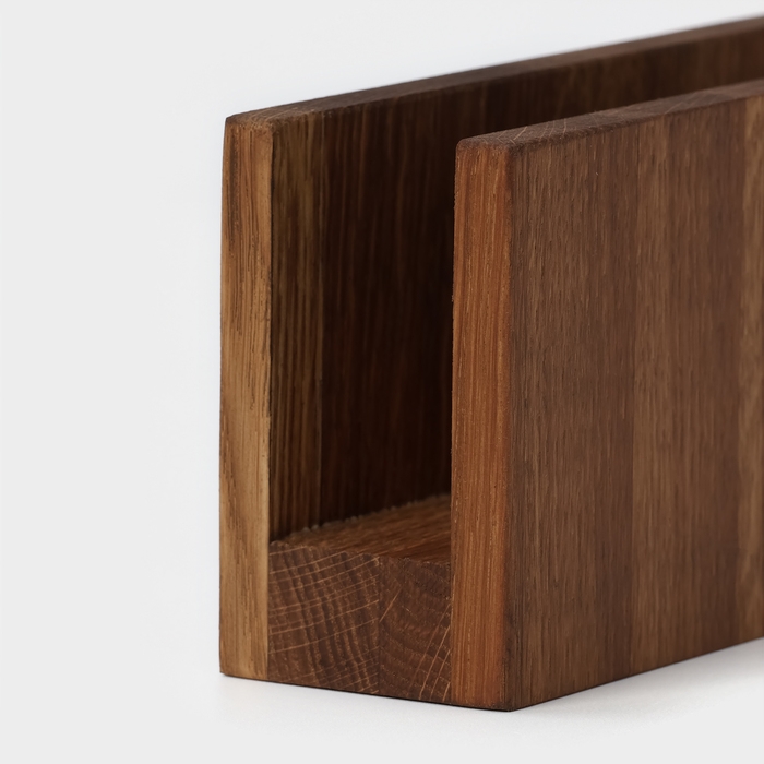 Салфетница деревянная Adelica, 16&times;8&times;4 см, дуб