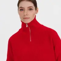 Джемпер Siluetti Birne, красный, размер S/M