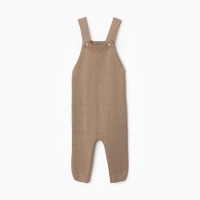 Комбинезон детский вязаный MINAKU, рост 80-86, цвет коричневый