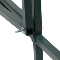 Теплица (каркас) &laquo;Хлебница&raquo;, 2 &times; 0,9 &times; 1,1 м, металл, профиль 20 &times; 20 мм, без поликарбоната