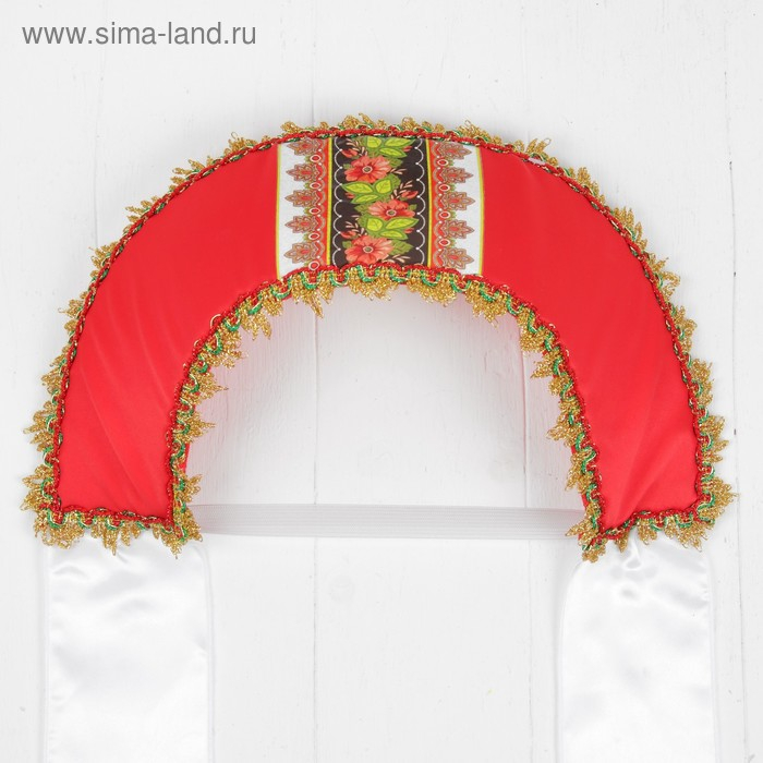 Кокошник с прямой вставкой Кокошник с прямой вставкой