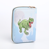 Кошелёк детский на молнии &laquo;Выбражулька&raquo;, цвет голубой