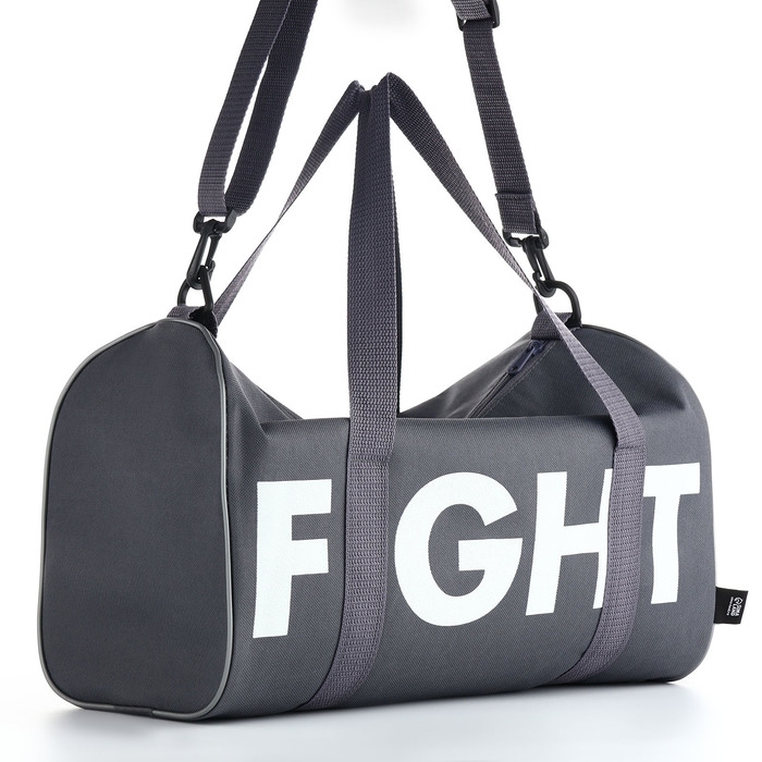 Сумка спортивная мужская, TEXTURA, маленький размер, цвет серый Сумка спортивная мужская, TEXTURA, маленький размер, цвет серый