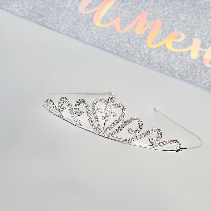 Карнавальный набор &laquo;Именинница&raquo; (корона + лента)