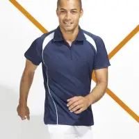 Спортивная рубашка поло Palladium 140 красная с белым, размер M