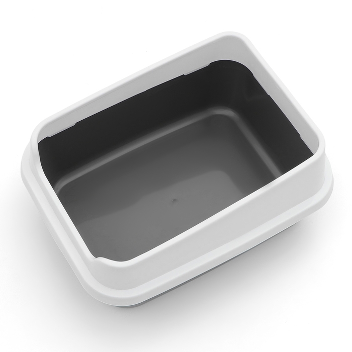 Туалет Туалет "Сима Люкс" с бортом 30 х 39 х 19 см, серый