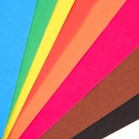 Картон цветной, А4, 8 листов, 8 цветов, немелованный, односторонний, в папке, 220 г/м&sup2;, Коты Аристократы