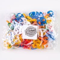 Держатель-зажим для шаров, d=5 мм, цвет МИКС, набор 100 шт.