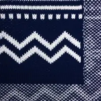 Плед Elnik, синий с молочно-белым Плед Elnik, синий с молочно-белым