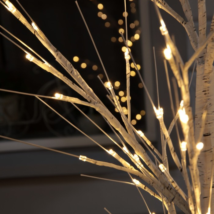 Светодиодное дерево «Берёза» 1.8 м, 144 LED, постоянное свечение, 220 В, свечение тёплое белое Светодиодное дерево «Берёза» 1.8 м, 144 LED, постоянное свечение, 220 В, свечение тёплое белое
