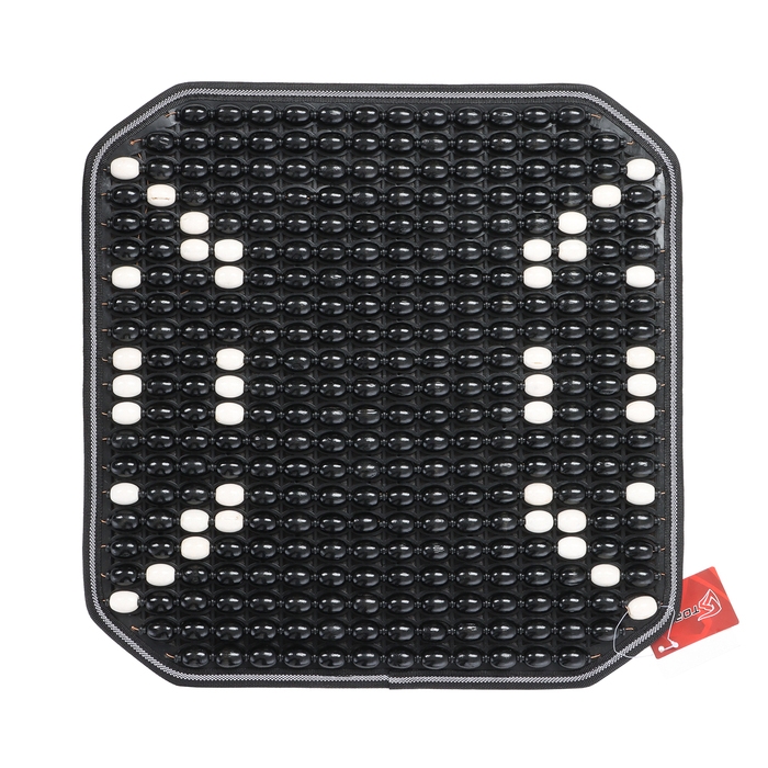 Накидка-массажер на сиденье 41&times;41 см, дерево, черный