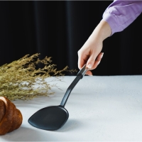 Набор кухонных принадлежностей Доляна &laquo;Антрацитовый блеск&raquo;, 5 предметов, цвет чёрный