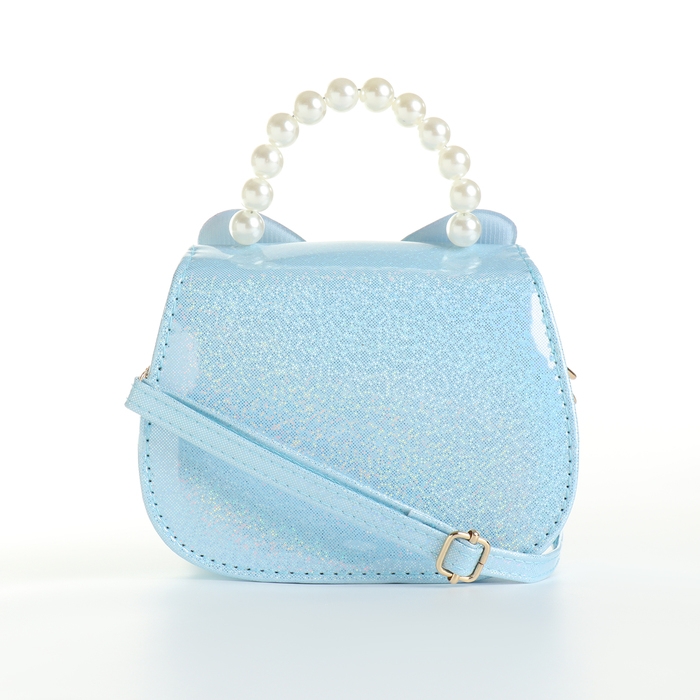 Сумка детская для девочки на клапане &laquo;Выбражулька&raquo;, цвет голубой