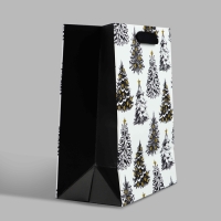 Пакет подарочный новогодний ламинированный &laquo;Зимняя сказка&raquo;, MS 23 x 18 х 10 см