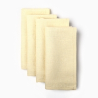 Набор салфеток с декорат. кольцами Этель Sun 40х40 см - 4 шт, 100% лён Набор салфеток с декорат. кольцами Этель Sun 40х40 см - 4 шт, 100% лён