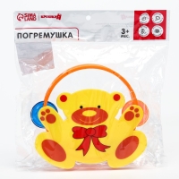 Погремушка - бубен &laquo;Зверушки&raquo;, виды МИКС, Крошка Я