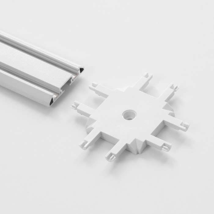 Коннектор SLIM Коннектор SLIM "Х-образный" 4-жильный белый 0,7х4х2см