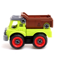 Конструктор винтовой &laquo;Фермерский транспорт&raquo;, набор 2 штуки, с отвёрткой, 55 деталей