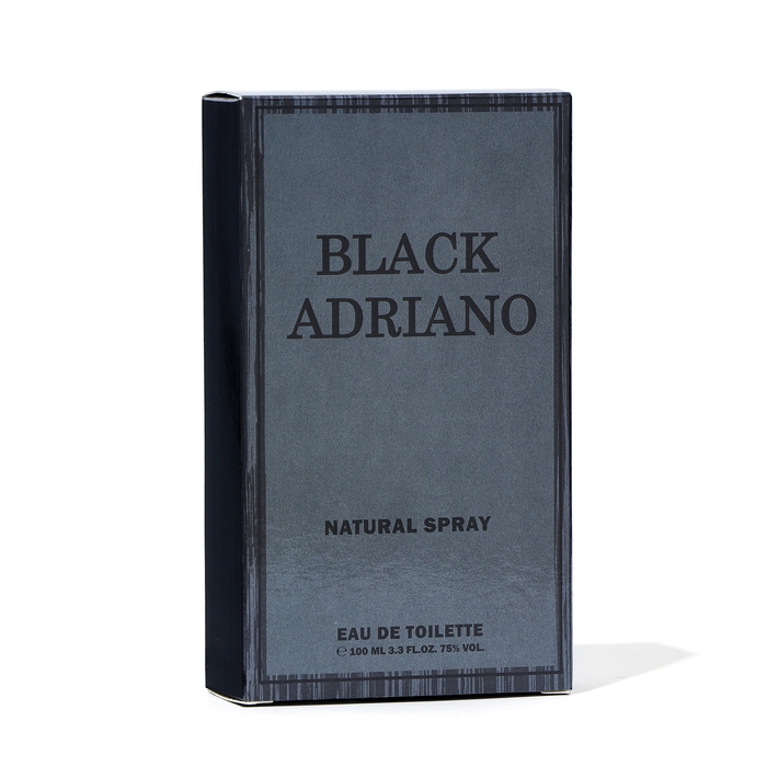 Туалетная вода для мужчин Black Adriano, 100 мл Туалетная вода для мужчин Black Adriano, 100 мл