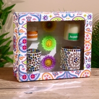 Набор свечей "Сандал + жасмин" 5 штук Набор свечей "Сандал + жасмин" 5 штук