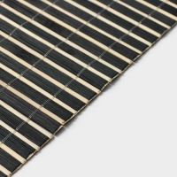 Салфетка сервировочная на стол «Соломка черная», 45×30 см, цвет чёрный Салфетка сервировочная на стол «Соломка черная», 45×30 см, цвет чёрный