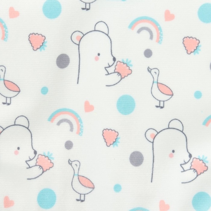 Набор детских слюнявчиков Крошка Я, 3 шт. + подарок, 20х17 см., цвет бирюзовый, розовый, серый Набор детских слюнявчиков Крошка Я, 3 шт. + подарок, 20х17 см., цвет бирюзовый, розовый, серый