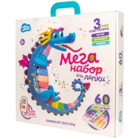 Большой набор &laquo;Лепи Легко. Мега-Лепка&raquo;, легкий пластилин