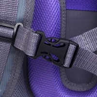 Рюкзак каркасный школьный 38 х 30 х 16 см, эргономичная спинка, Stavia "Фламинго мини", чёрный/розовый