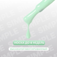 Гель лак для ногтей &laquo;SIMPLE&raquo;, 3-х фазный, 10 мл, LED/UV, цвет (282)