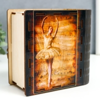 Шкатулка-книга "Балерина" 14х14 см Шкатулка-книга "Балерина" 14х14 см