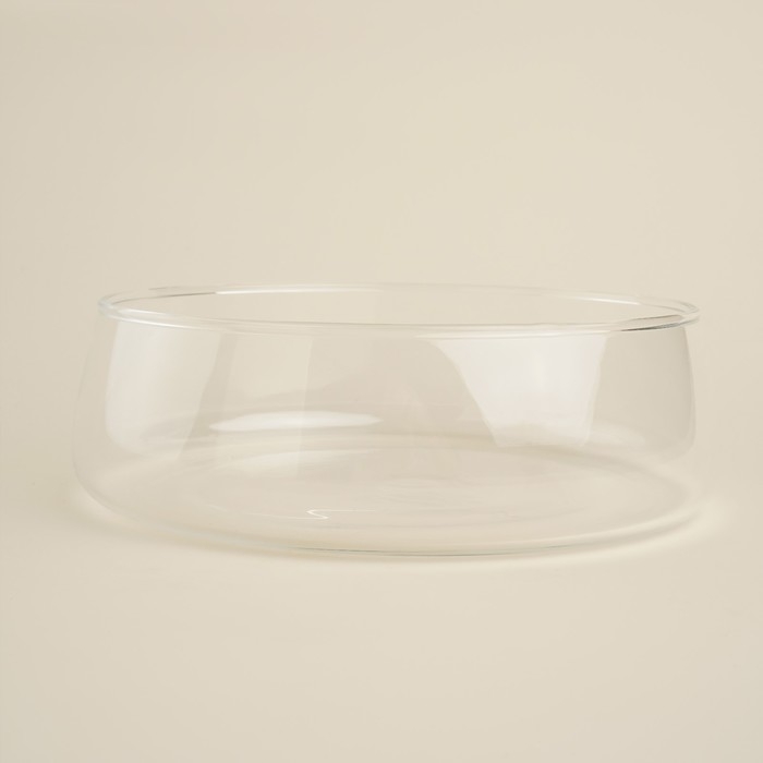 Фруктовница стеклянная с крышкой SL Home &laquo;Южная акация&raquo;, 1 л, 19&times;6 см, цвет прозрачный