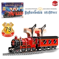 3D Конструктор &laquo;Волшебный экспресс&raquo;, 79 деталей
