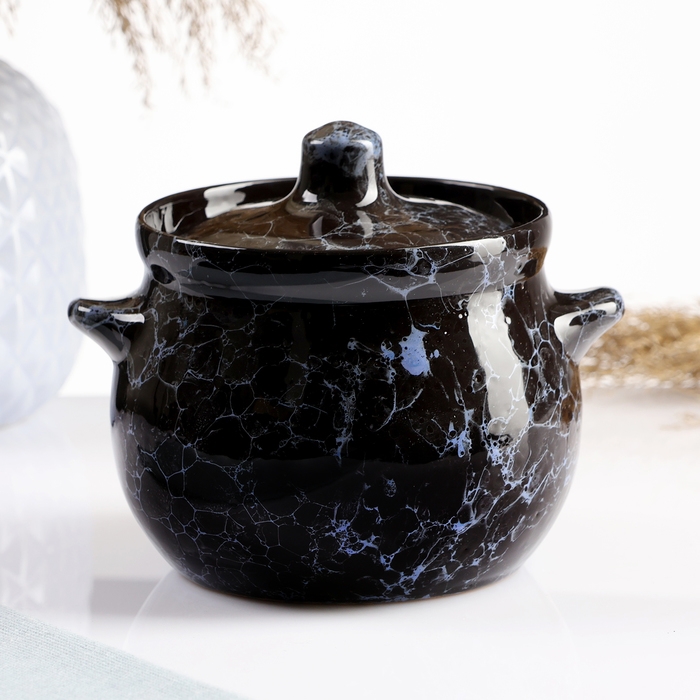 Горшок керамический для запекания Горшок керамический для запекания "Пиканто" 0,65л / 12,5х11,5см, вуаль