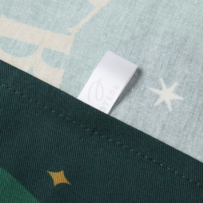 Новый год. Символ года. Змея. Кухонное полотенце Этель "Merry Xmas" 40х70 см, 100% хл, саржа 190 г/м2