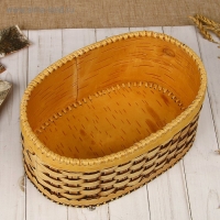 Хлебница плетеная 25&times;17&times;21 см, береста