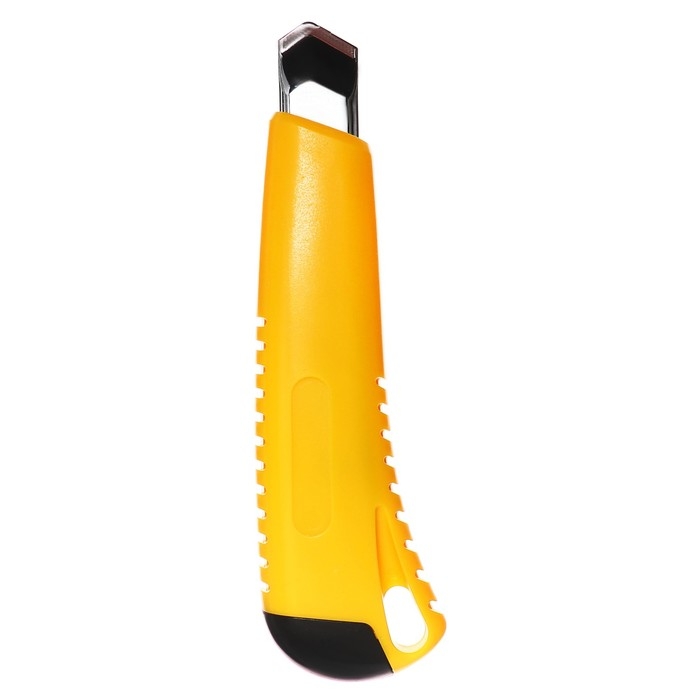 Нож канцелярский 18мм, пластиковый, 2 штуки запасных лезвий, TOP Нож канцелярский 18мм, пластиковый, 2 штуки запасных лезвий, TOP