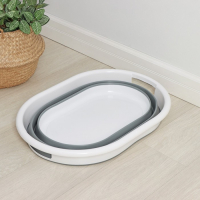 Таз складной Доляна, 39 л, 61,5&times;44&times;26,5 см, цвет серый