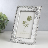 Фоторамка 13х18 см "Розы с лентами" с белым 22,5х17,5 см