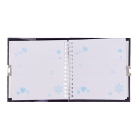 Записная книжка подарочная на замочке, А6, 45 листов, в линейку "Космонавт" Записная книжка подарочная на замочке, А6, 45 листов, в линейку "Космонавт"