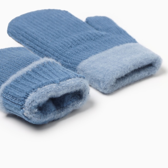 Варежки детские MINAKU, цв. голубой, 20 см Варежки детские MINAKU, цв. голубой, 20 см