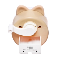 Точилка механическая с контейнером, Ушки бежевый/белый Точилка механическая с контейнером, Ушки бежевый/белый