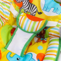 Шезлонг - качалка для новорождённых &laquo;Африка&raquo;, игровая дуга, игрушки МИКС