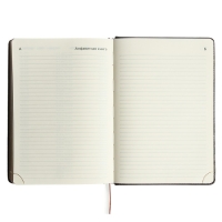 Ежедневник датированный 2024 A5 176 листов, deVENTE.Wild, твёрдая обложка из искусственной кожи, золотой срез, ляссе, кремовый блок 70 г/м2, тёмно-коричневый