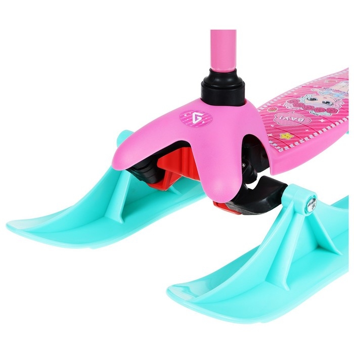 Самокат-снегокат 2 в 1 GRAFFITI «Девочка» Самокат-снегокат 2 в 1 GRAFFITI «Девочка»